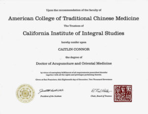 American College of Traditional Chinese Medicine